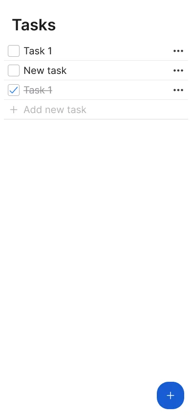 Added task