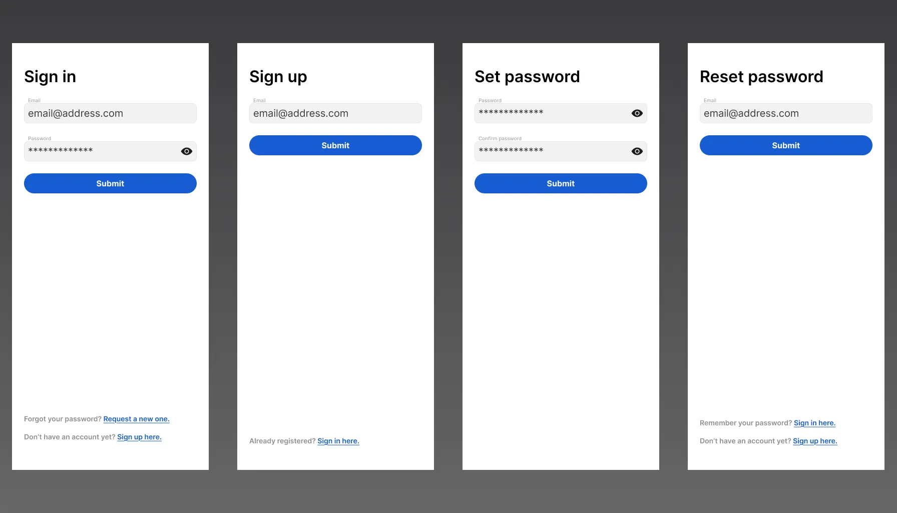 From Idea to App - Authentication Screens Design